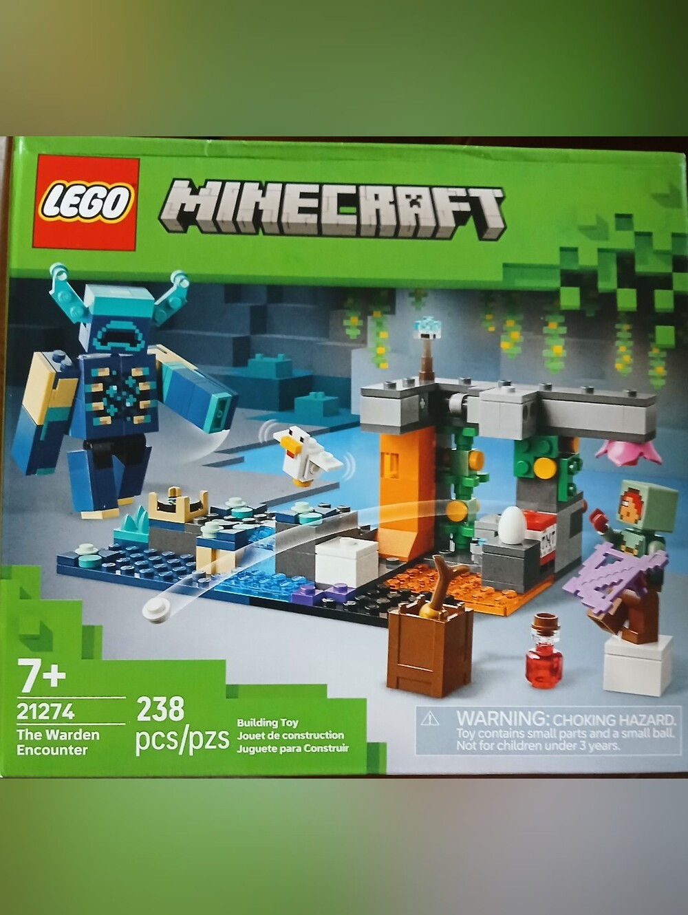Lego Minecraft The Warden Encounter NWT Ages 7+ 238 Pieces